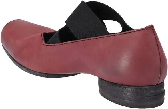 Uma Wang Square Toe Ballerina Shoes in rood