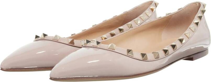 Valentino Garavani Ballerinas Ballerina Rockstud in taupe