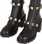 Valentino Garavani Boots & laarzen Boots Leather in zwart - Thumbnail 1
