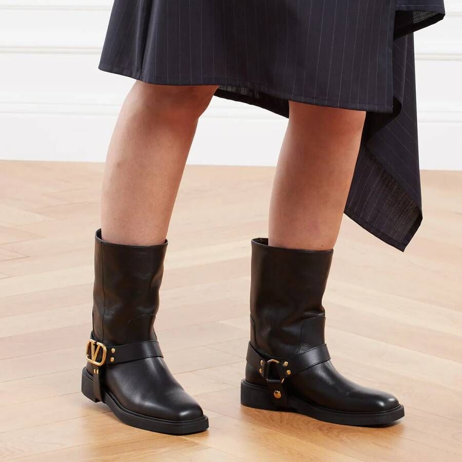Valentino Garavani Boots & laarzen V Logo Signature Biker in zwart