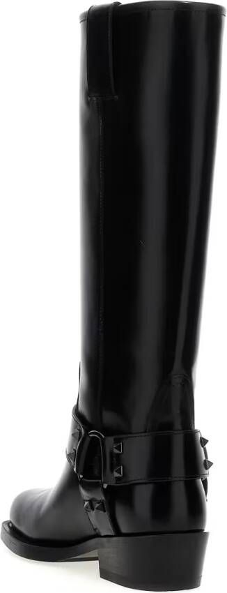 Valentino Garavani Boots 'Rockstud' Boots in zwart