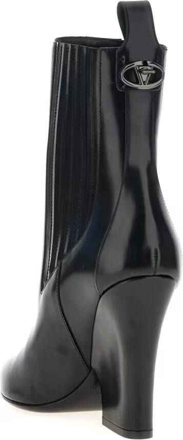 Valentino Garavani Boots 'Vlogo Lockette' Ankle Boots in zwart