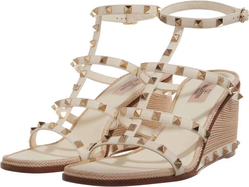 Valentino Garavani Espadrilles Wedge Espadrillas in wit