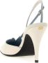Valentino Garavani Hoge hakken 'Foliefoliage' Slingback in goud - Thumbnail 1