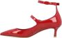 Valentino Garavani Hoge hakken Ma Belle Pump in rood - Thumbnail 1