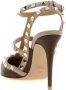 Valentino Garavani Hoge hakken 'Rockstud' Pumps in bruin - Thumbnail 1