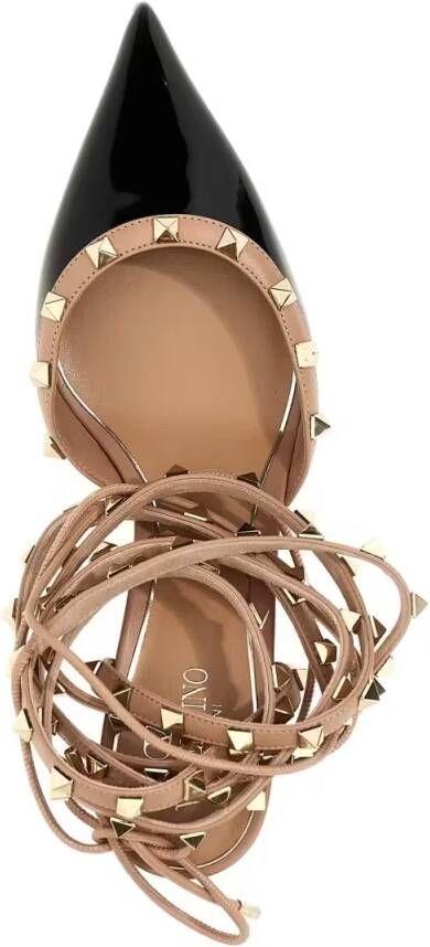 Valentino Garavani Hoge hakken 'Rockstud' Pumps in bruin