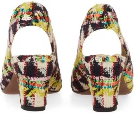 Valentino Garavani Hoge hakken Tweed "Adamantine" Slingback Pumps in meerkleurig