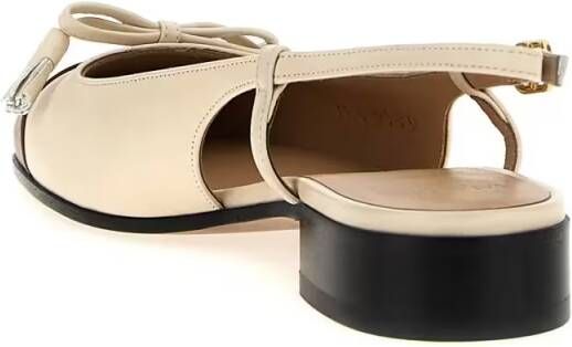 Valentino Garavani Hoge hakken 'Valet Du Roi' Slingback in beige