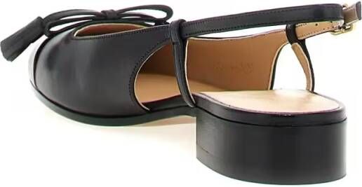 Valentino Garavani Hoge hakken 'Valet Du Roi' Slingback in zwart