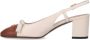 Valentino Garavani Hoge hakken "Valet Du Roi" Slingback Pumps – Cream in beige - Thumbnail 2