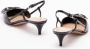 Valentino Garavani Hoge hakken `Vlogo Signature` Slingbacks in zwart - Thumbnail 1