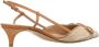 Valentino Garavani Hoge hakken VLogo Sling Back in beige - Thumbnail 1