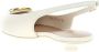 Valentino Garavani Hoge hakken 'Vlogo' Slingback in wit - Thumbnail 1