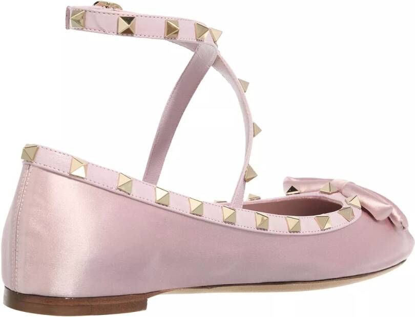 Valentino Garavani Loafers Ballerina Rockstud in paars