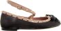 Valentino Garavani Loafers Ballerina Rockstud in zwart - Thumbnail 1