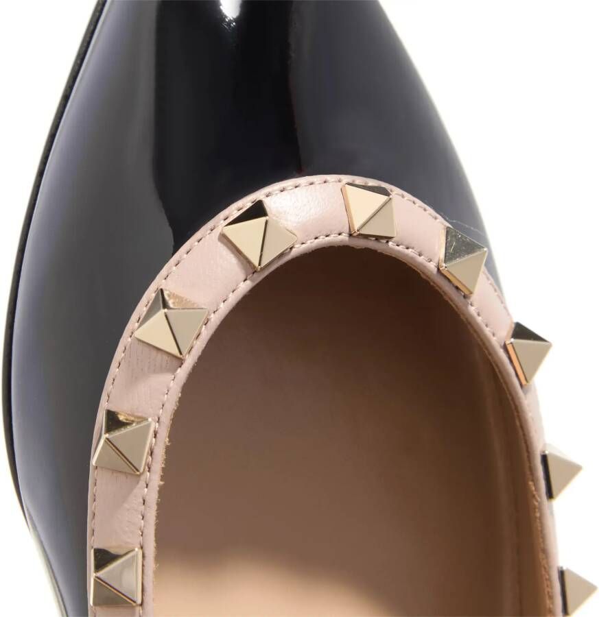 Valentino Garavani Loafers Ballerina Rockstud in zwart