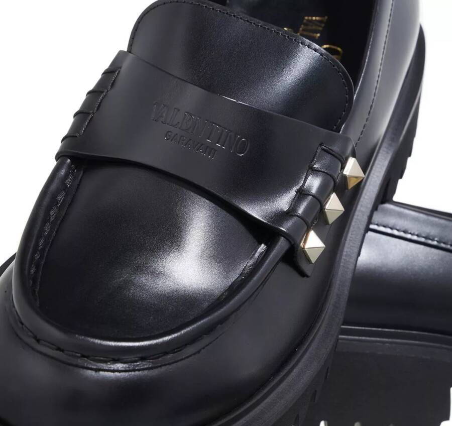 Valentino Garavani Loafers Loafer Rockstud in zwart