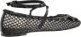 Valentino Garavani Loafers Rockstud Ballerina in zwart - Thumbnail 1