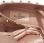 Valentino Garavani Loafers & ballerina schoenen Rockstud Ballet Flats in poeder roze - Thumbnail 1