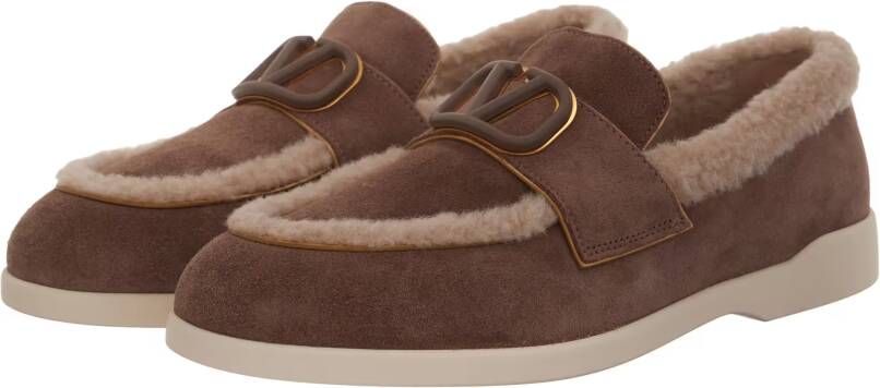 Valentino Garavani Loafers Leisure Flows Loafer in bruin
