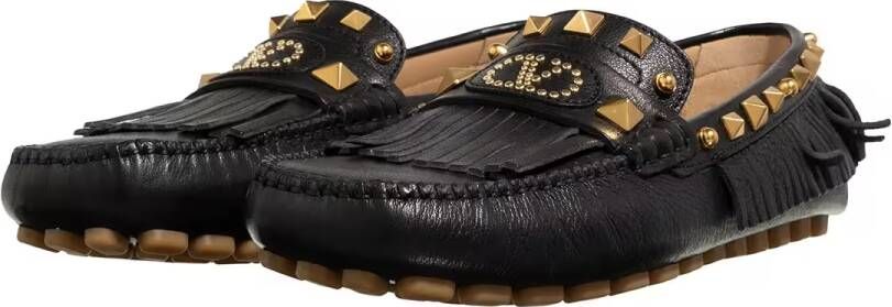 Valentino Garavani Loafers Loafer Rockstud in zwart