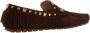 Valentino Garavani Loafers Plaster Claster Driver in bruin - Thumbnail 1