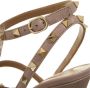 Valentino Garavani Pumps & high heels Ankle Strap Rockstud in taupe - Thumbnail 1