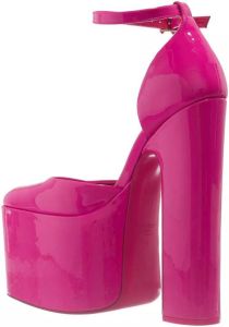 Valentino Garavani Pumps & high heels Discobox Platform Sandals Patent Leather in pink