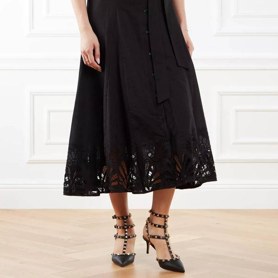 Valentino Garavani Pumps & high heels Rockstud Ankle Strap T.65 in zwart