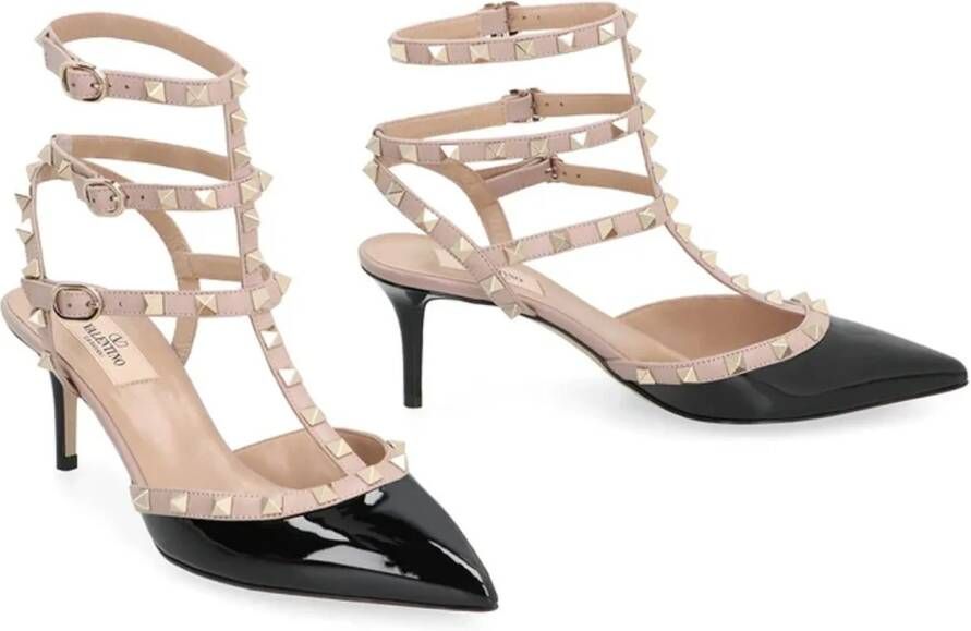Valentino Garavani Pumps & high heels Rockstud Ankle Strap T.65 in zwart
