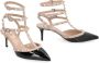 Valentino Garavani Pumps & high heels Rockstud Ankle Strap T.65 in zwart - Thumbnail 1
