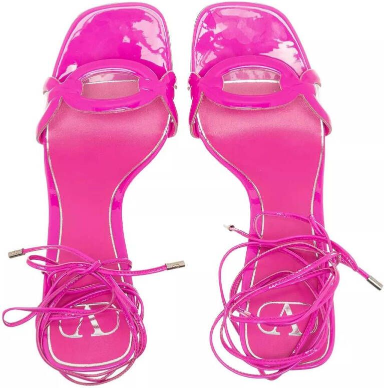 Valentino Garavani Pumps & high heels Sandals Chain 1967 Calfskin in roze