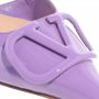 Valentino Garavani Pumps & high heels Sling Back Leather in paars - Thumbnail 1