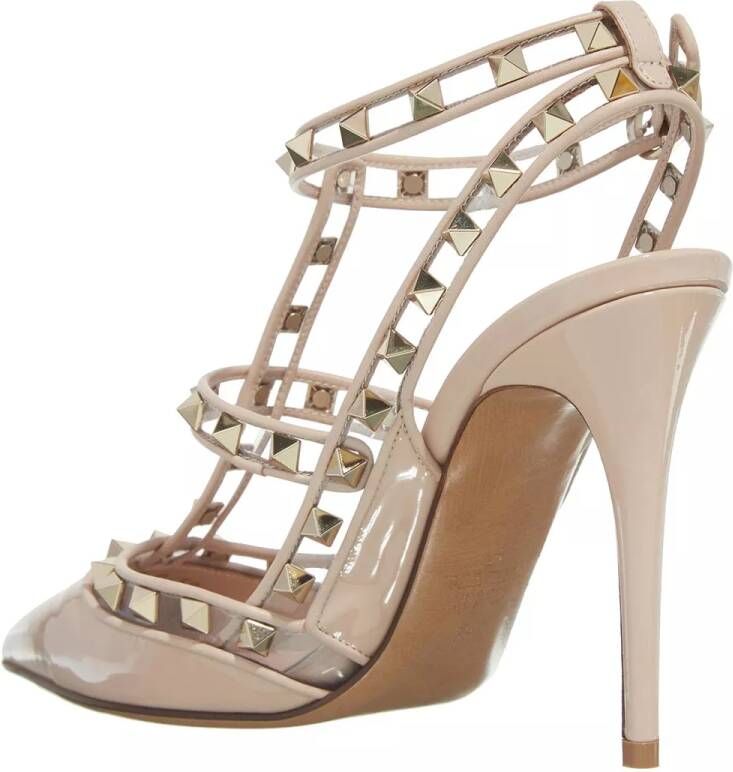 Valentino Garavani Pumps & high heels Slingsbacks Rockstud 100 Ankle Strap in poeder roze