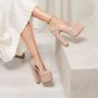 Valentino Garavani Pumps & high heels Tan-Go Platform Pump in poeder roze - Thumbnail 1