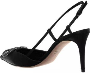 Valentino Garavani Pumps & high heels V Logo Satin Slingback Pumps in black