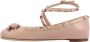 Valentino Garavani Rockstud Nappa Ballerinas Pink in roze - Thumbnail 1