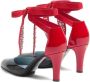Valentino Garavani Sandalen Foliefoliage Sandal With Color-Block Design And Be in zwart - Thumbnail 1