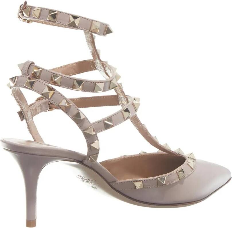 Valentino Garavani Sandalen met hak Ankle Strap in taupe