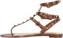 Valentino Garavani Sandalen Rockstud Open Toe Sandals Bronze in bruin - Thumbnail 1