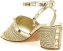 Valentino Garavani Sandalen 'Rockstud' Sandals in goud - Thumbnail 1