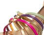 Valentino Garavani Multicolor leren sandaal met studs - Thumbnail 2