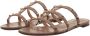 Valentino Garavani Sandalen Rockstud Slide in beige - Thumbnail 1