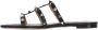 Valentino Garavani Sandalen Rockstud' Slide Sandals – Black in zwart - Thumbnail 1