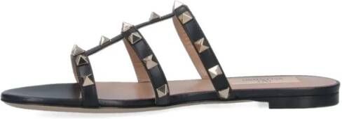 Valentino Garavani Sandalen "Rockstud" Slide Sandals Black in zwart
