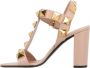 Valentino Garavani Sandalen Roman Stud Sandals 90Mm Nude in beige - Thumbnail 1