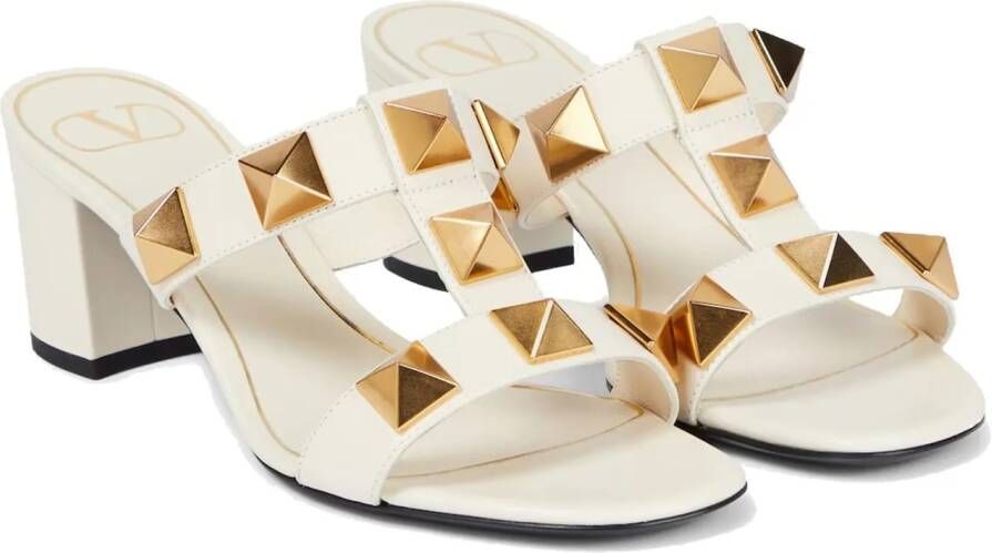 Valentino Garavani Sandalen Roman Stud Sandals in wit