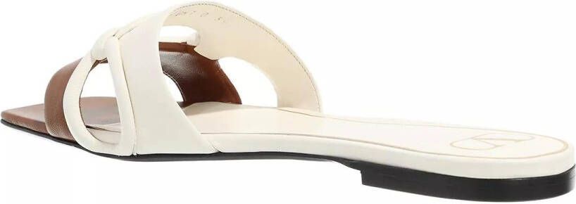 Valentino Garavani Sandalen Sandals Flat Vg Chain 1967 Slide in bruin