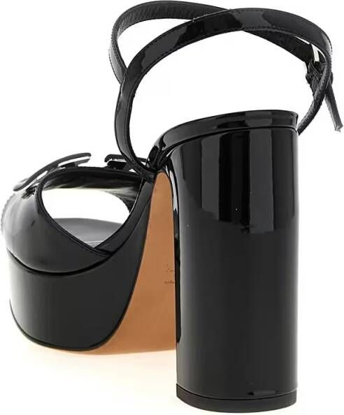 Valentino Garavani Sandalen 'Vlogo' Platform Sandals in zwart